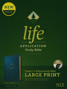 NLT Life Application Large-Print Study Bible, Third Edition--soft leather-look, teal (indexed) NLT Life Application Large-Print Study Bible, Third Edition--soft leather-look, teal (indexed)