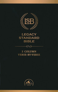 Legacy Standard Bible: Two-Column, Verse-by-verse, Black, Faux Leather