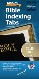 Tabbies Gold Bible Indexing Tabs, Old & New Testaments, 80 Tabs Including 64 Books & 16 Reference Tabs, Gold-Colored Tabbies Gold Bible Indexing Tabs, Old & New Testaments, 80 Tabs Including 64 Books & 16 Reference Tabs, Gold-Colored