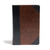 CSB Large Print Personal Size Reference Bible, Black/Brown Leathertouch Imitation Leather