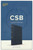 CSB Large Print Thinline Bible, Black LeatherTouch