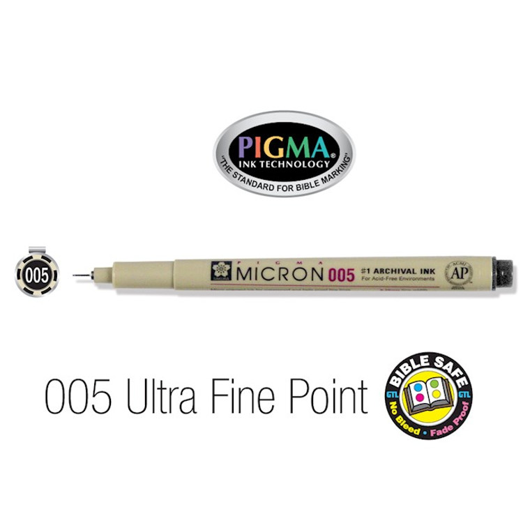 Pen-Pigma Micron Pen (005)-Black 