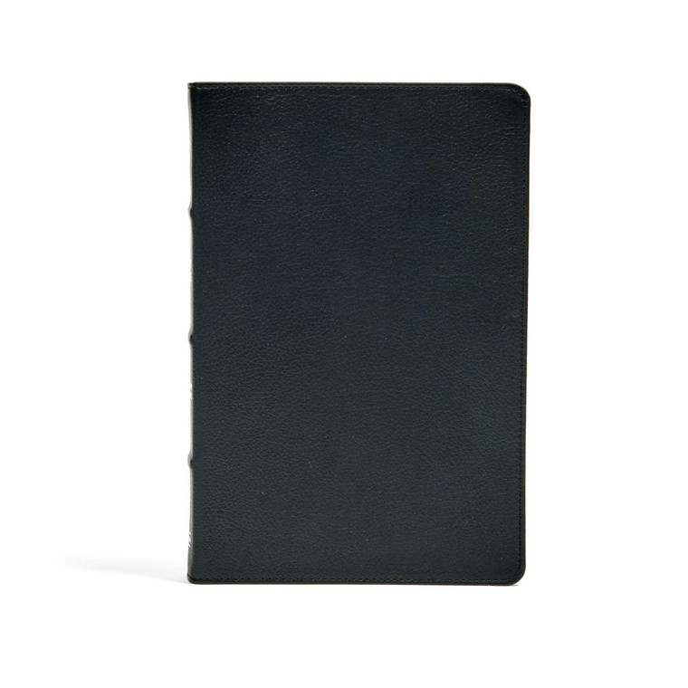 CSB Ultrathin Bible, Black Genuine Leather