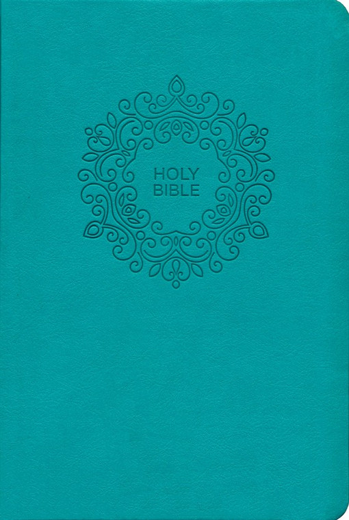 NKJV Value Thinline Bible Large Print, Leathersoft, Turquoise NKJV Value Thinline Bible Large Print, Leathersoft, Turquoise
