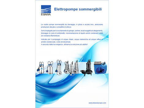 ELETTROPOMPE SOMMERGIBILI EBARA