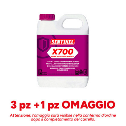 TANICA LT.1 SANITIZZANTE E BIOCIDA X700 SENTINEL - X7001