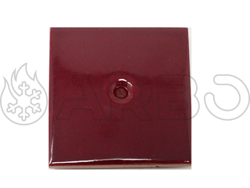 CERAMICA COLOR ROSSO BRUNO DA 85X85 BOMBATA T(0:-0,2) - COLA9502600000
