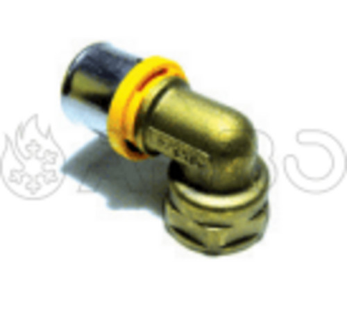 RACCORDO A GOMITO FEMMINA MULTISTRATO PEX-ALP PER GAS 1/2X20 - GPEXGOMF1/2X20