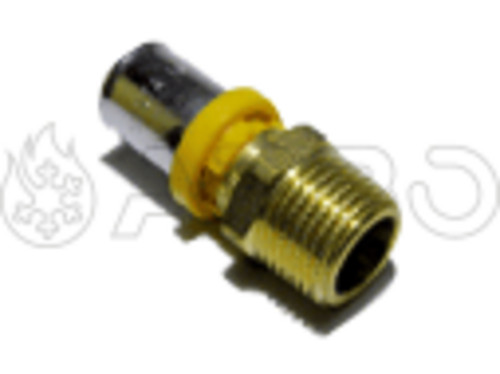 RACCORDO DRITTO MASCHIO MULTISTRATO PEX-ALP PER GAS 3/4X16 - GPEXRACM3/4X16