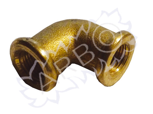 GOMITO OTTONE FILETTATO FF 1/2 X 1/2 - 1432121FF