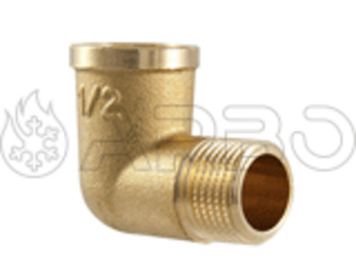 GOMITO OTTONE FILETTATO MF 1`  X 1` - 1432525MF