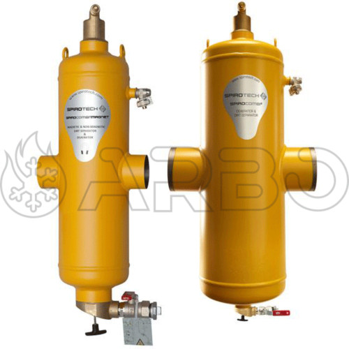 SPIROCOMBI-MAGNET AIR/DIRT CON DN125 FLANGIATO - BC125FM