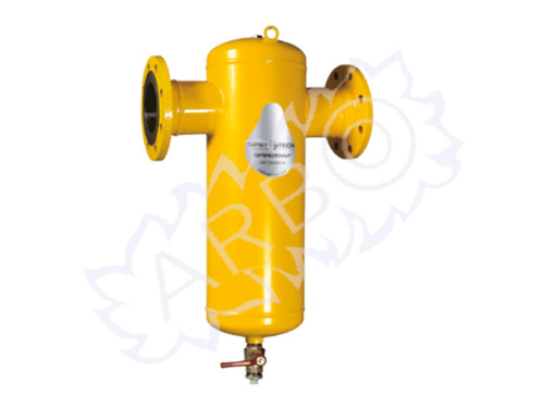 SEPARATORE DI IMPURITA' TRAP ORIZZONTALE DN150 IN ACCIAIO - BE150F