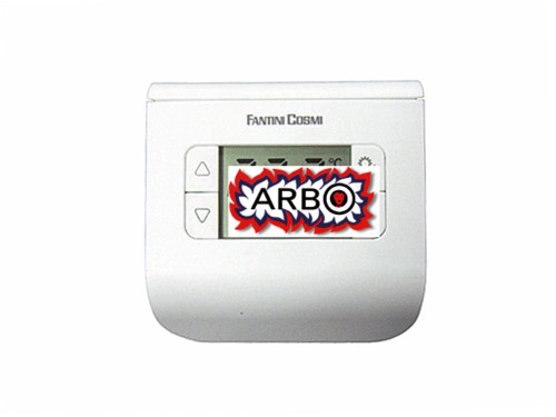 TERMOSTATO ELETTRICO PILA NERO - CH112
