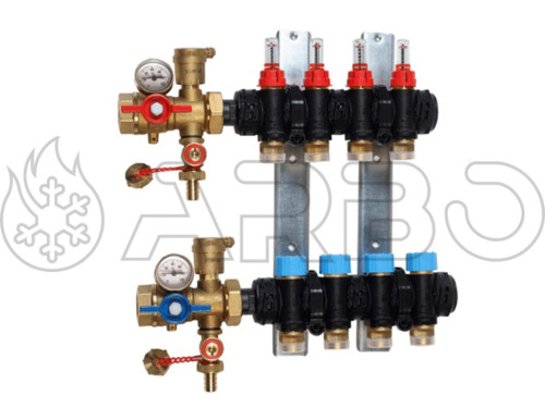 GK COLLETTORE TECNOPOLIMERO DN32 X 3/4 EU /11 CON VALVOLA MULTIFUNZIONE - GK553FP311
