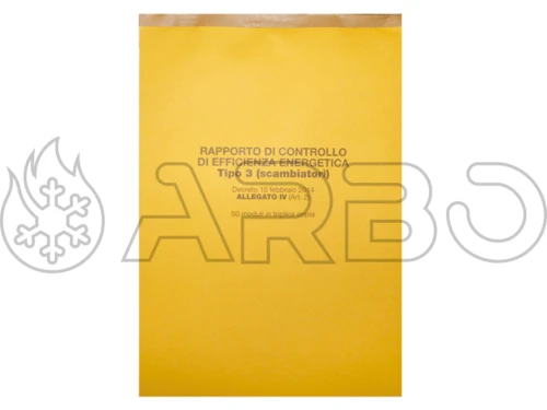 Kit con 50 rapporti di controllo scambiatori Lombardia - ALLSCAMBIATORIL