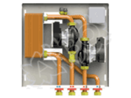 MODULO INTERFACCIA CALDAIA-TERMOPRODOTTO 30-35KW CON 2 CIRCOLATORI - MX135/1