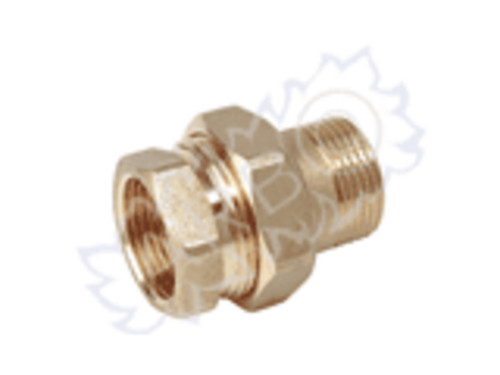 RACCORDO IN OTTONE DRITTO MF PER ACQUA E GAS CON ATTACCO DA 1/2 CIG UNI7129 - BOCCD12