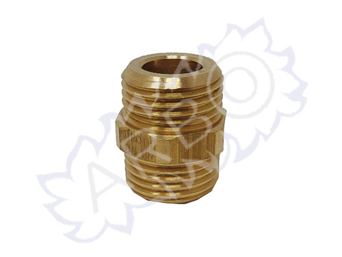 KIT CON 10 NIPPLES D 12 M/M OTTONE - NMMO12KIT10