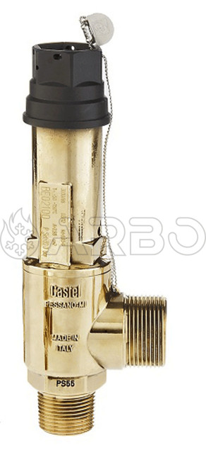 VALVOLA DI SICUREZZA CASTEL 1/2NPTX3/4GAS - 3030/44C245