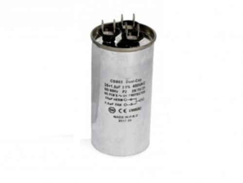 CONDENSATORE MARCIA PER CLIMATIZZATORE DA 450V 50/60HZ 45MF 5µF - CM45/5MF