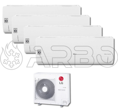 MULTISPLIT LIBERO SMART 9000 + 9000 + 9000 + 9000 BTU - LIBSM4X9I27