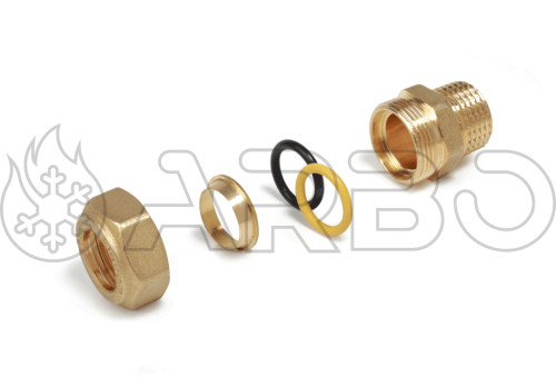 RACCORDO 3/4 M X 18 TR GL COMPLETO - R180MY121