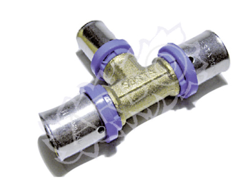 RACCORDO A TEE RIDOTTO MULTISTRATO PEX-ALP 32X20X32 - PEXTR322032