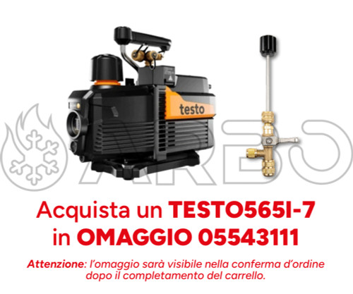 POMPA VUOTO TESTO CON UNA PORTATA DI 198LT/MIN - TESTO565I-7