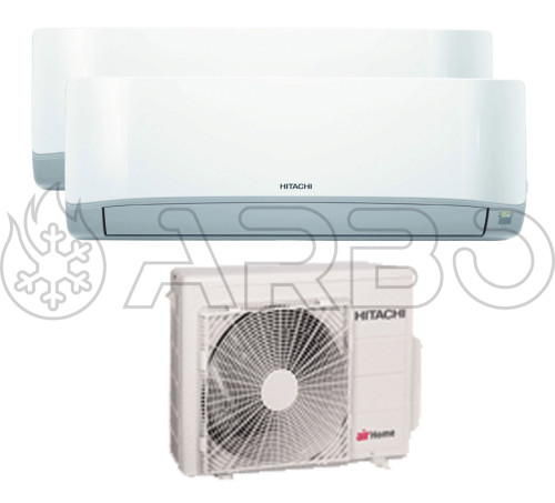 AIRHOME MULTI PRO DUAL 14K 9000 + 9000 BTU - AIRHOME4MPD14KI2X9