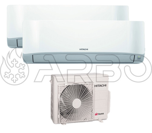 AIRHOME MULTI PRO DUAL 18K 9000 + 9000 BTU - AIRHOME4MPD18KI2X9