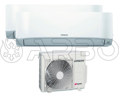 AIRHOME MULTI DUAL 14K 7000 + 7000 BTU - AIRHOMEM4D14KI2X7