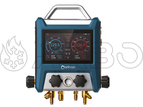 KIT GRUPPO MANOMETRICO DIGITALE A 4 VIE CON SONDE - BECOOLM4