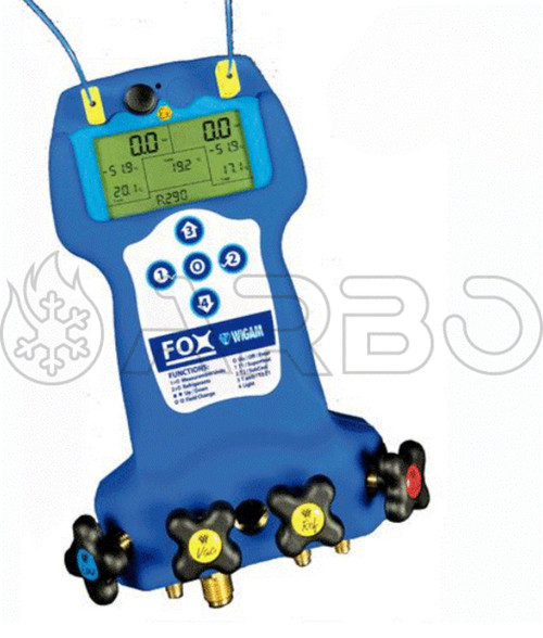 GRUPPO MANOMETRICO DIGITALE A 4 VIE MODELLO ATEX FOX-EX/100 - FOX-EX100