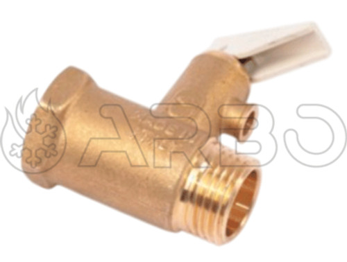 VALVOLA  DA 8 BAR CON ATTACCO DA 3/4. COLORE BIANCO - ATL300002951800