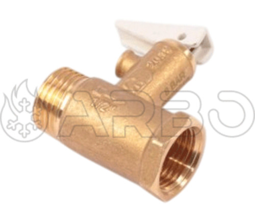 VALVOLA DA 8 BAR CON ATTACCO DA 1/2". COLORE BIANCO - ATL300002962800