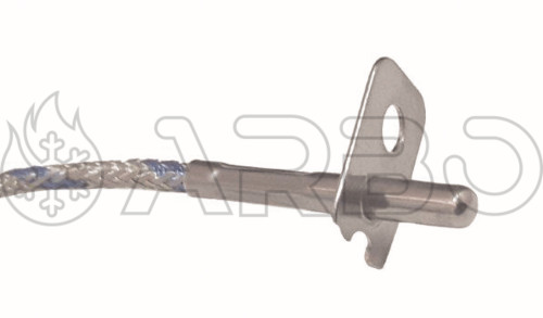 SONDA FUMI J D4X30 CON FLANGIA 10/20. LUNGHEZZA CAVO 880MM - TCJF4X30-880