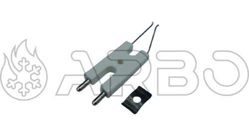 Blocco elettrodi accensione Cuenod 25x48 D4 D1, 5x22 45° + vite - CUE13007907
