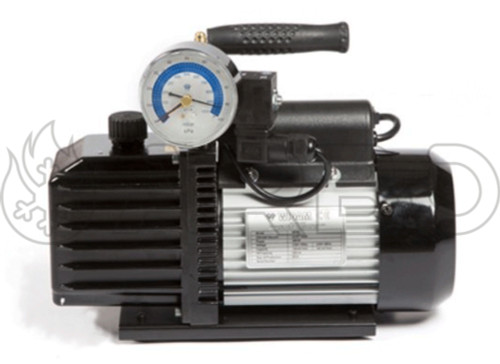 POMPA VUOTO 128LT CON VACUOMETRO E VALVOLA INTERCETTAZIONE - WP8DEV