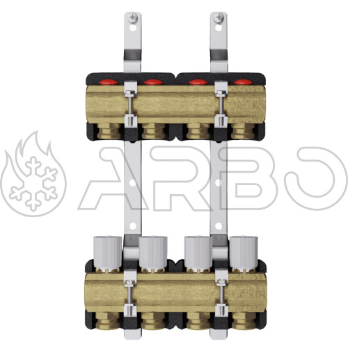 COLLETTORE 1`1/4X3/4 A 2 VIE PREMONTATO CON COIBENTAZIONE - GK553062