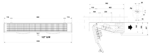 AEROEVAPORATORE ANGOLARE COMMERCIALE LTE205S4-AL.CU.AL-E - LTE205S4ALCUALE