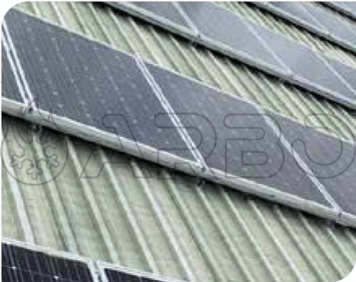 KIT STRUTURE X INSTALLAZIONE 3 PANNELLI TETTO INCLINATO GRECATA - KITGREC3