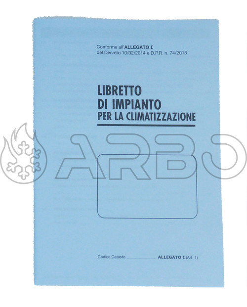 LIBRETTO DI IMPIANTO PER CLIMATIZZAZIONE VENETO - NLIBRIMPCLIMV