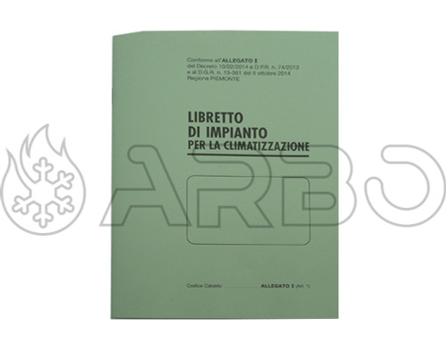 LIBRETTO DI IMPIANTO PER CLIMATIZZAZIONE PIEMONTE - NLIBRIMPCLIMP