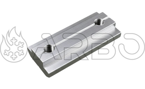 ATTACCO AD ANCORA X SOSTEGNO GUIDOVIA (2 FORI) - 120.070.230