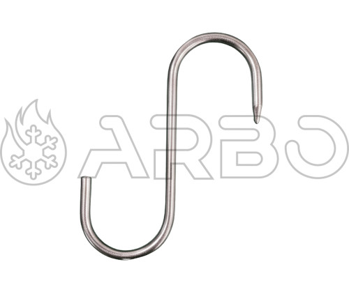 GANCIO IN ACCIAIO INOX AD 'S' DIAM. MM. 5 - 120.070.511