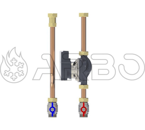 KIT DI CIRCOLAZIONE RISCALDAMENTO ZONE HB DIRECTKIT 1` WILO 15/6 - 100904