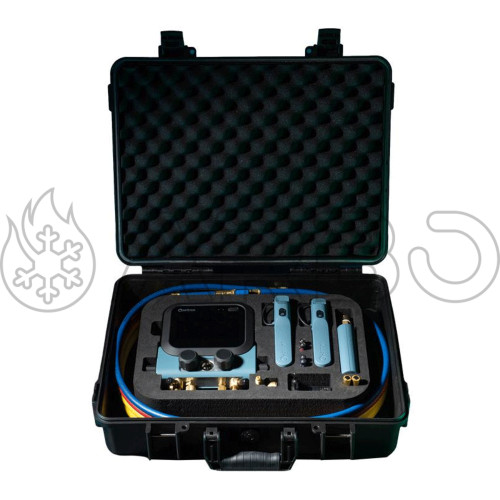 KIT GRUPPO MANOMETRO 4 VIE CON VACUOMETRO-SONDE-TUBI - BECOOLEVOSMARTKIT