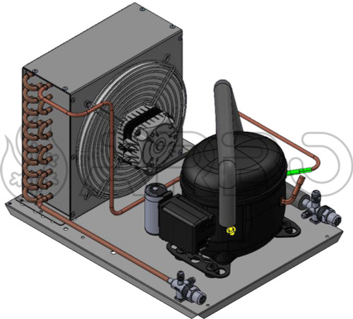 U.C. CAPILLARE C/NEK6187Z-A 230/1/50 R134A C/RUBINETTO - CUA010CAM1