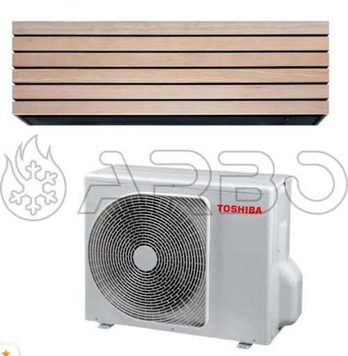 KIT CONDIZIONATORE TOSHIBA MONOSPLIT DAISEIKAI 10 WOOD 10000BTU - DAISEIKAI10WOOD10
